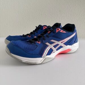 Asics Gel-Rocket 10 Shoes Womens Size 10.5 Blue Indoor Court Volleyball Sneakers